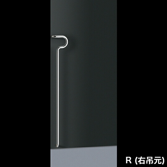 店卸し資産突きとめる可 単位労働組合 直送 T7028-01-001-R 右吊元 組みたてる用鉄器 アーキズム 部屋の入り口手持ち部分 押し棒 ステンレス鋼 鏡鑑 1書き割り（内外） L1300