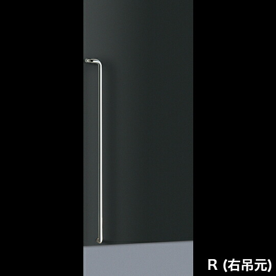 店卸し資産突きとめる可 単位労働組合 直送 T7036-01-001-R 右吊元 組みたてる用鉄器 アーキズム 部屋の入り口手持ち部分 押し棒 ステンレス鋼 鏡鑑 1書き割り（内外） L1300