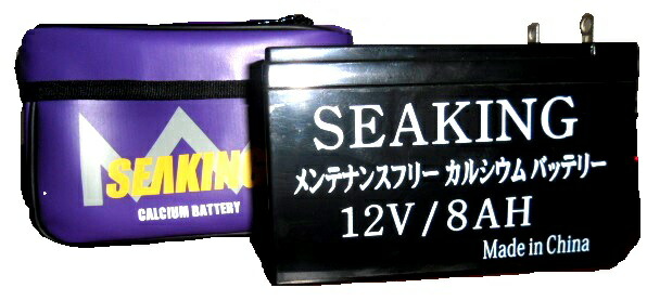 楽天市場】SEAKING ( シーキング ) バッテリー 12V/12AH 充電器付き