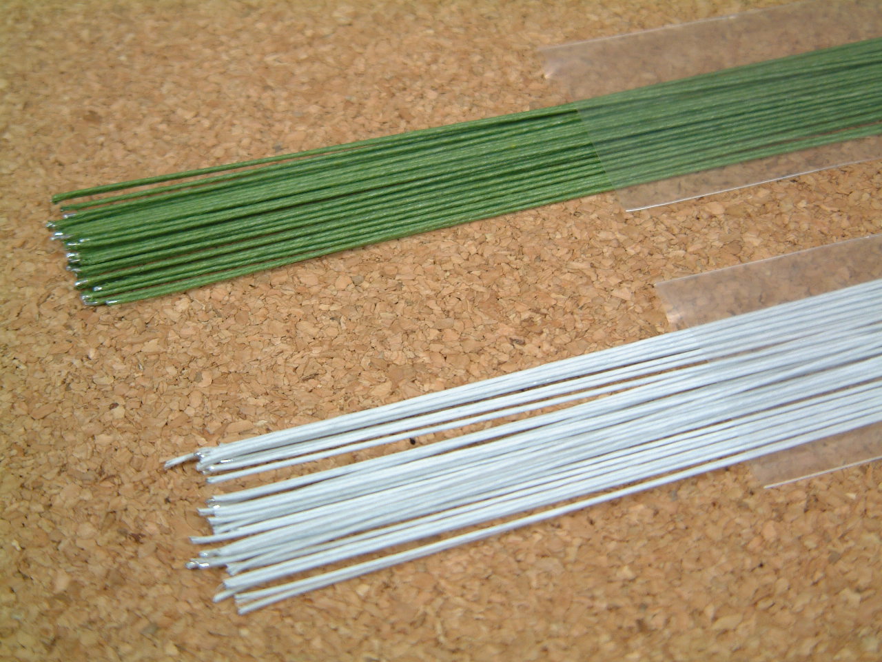 【新品】地巻きワイヤー 72cm #24 グリーン 1袋 ロングワイヤー 地巻ワイヤー ＃２４ グリーン線（袋） : ＮＡＮＯ