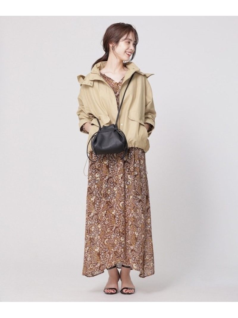 楽天1位 エスニックフラワープリントカフタンワンピース Nano Universe ナノユニバース ワンピース ワンピースその他 ブラック ブラウン Rakuten Fashion 最終値下げ Www Estelarcr Com