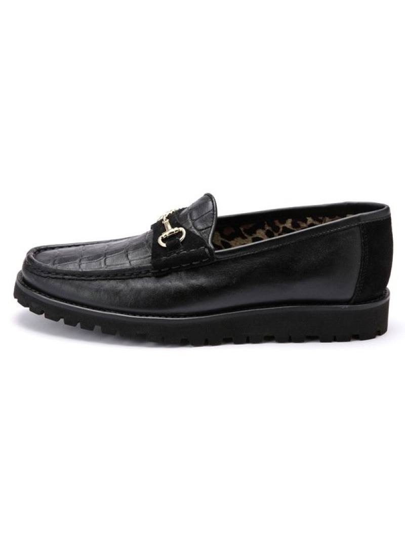 別注montagna Bit Loafers Caminando Combi ナノユニバース