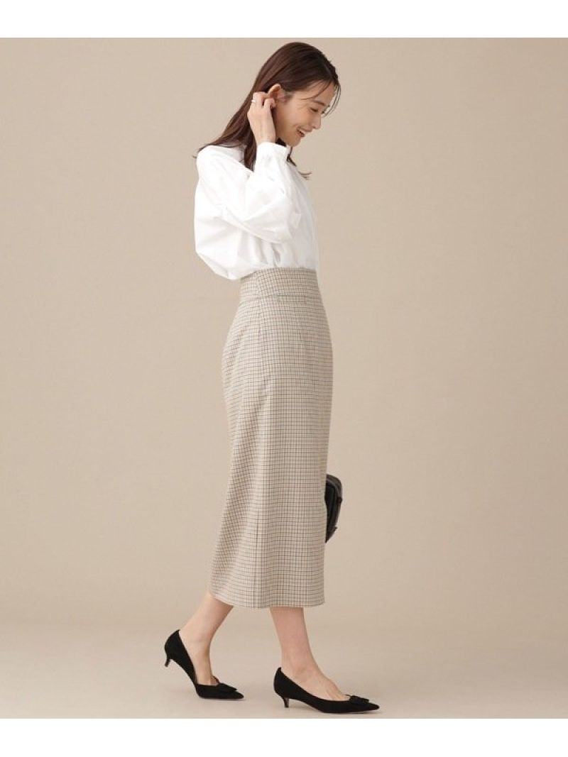 クラシックチェックタイトスカート Nano Universe ナノユニバース