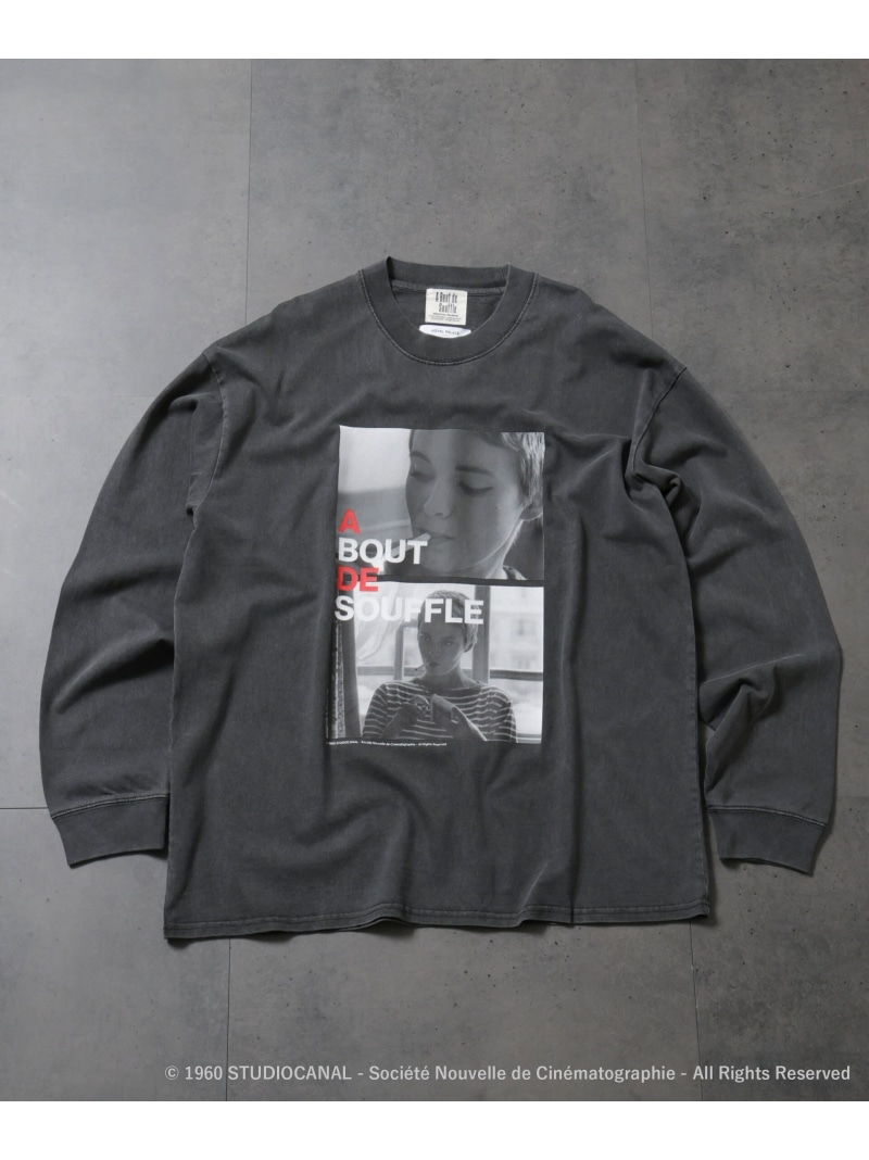「HOTEL PALACE」オテルパラス ドライタッチバスクボーダールーズシルエットTシャツ