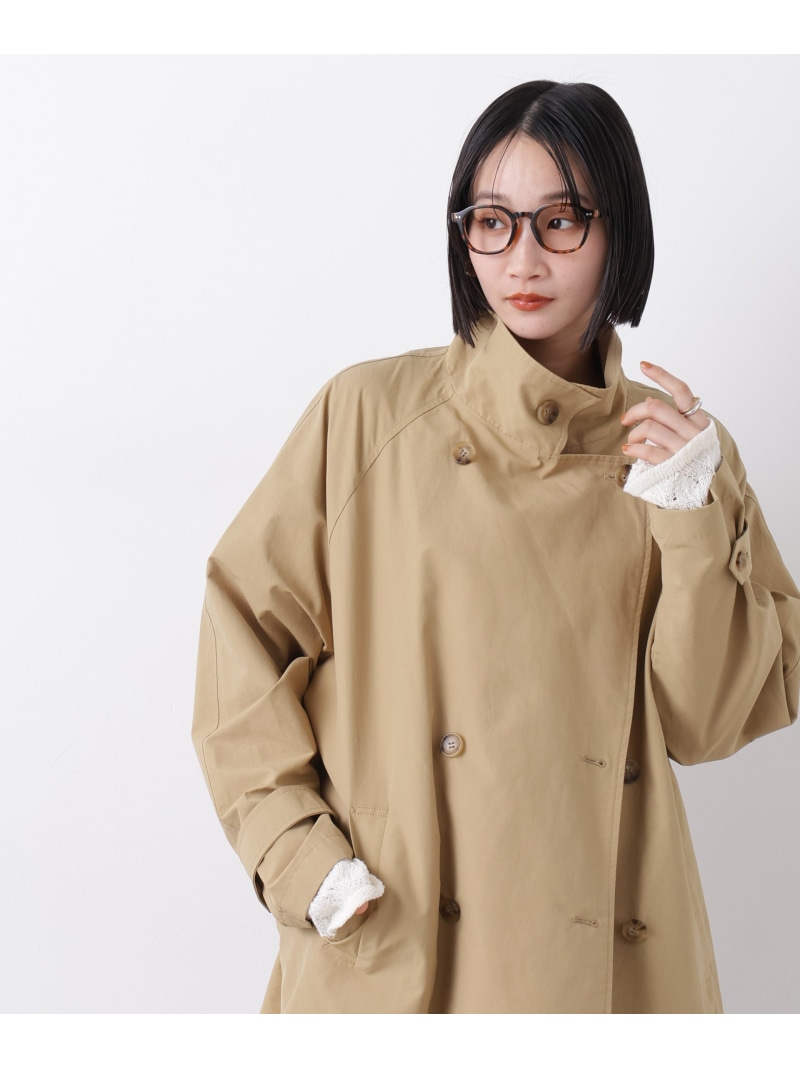 【SALE／30%OFF】撥水\u0026花粉かばい立て 遊撃手トレンチコート NANO universe ナノ全ての存在 ジャケット・アウター 余分の物のジャケット・アウター カーキ緑であること ベージュ【RBA_E】【貨物輸送無料】[ Fashion]