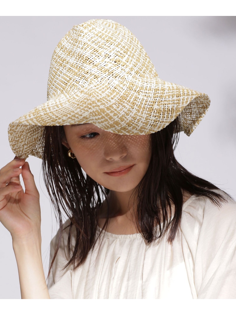 Letter 折り畳み中折れハット De ナノユニバース La Maison Lyllis Letter 折り畳み中折れハット De ナノユニバース La Maison Lyllis