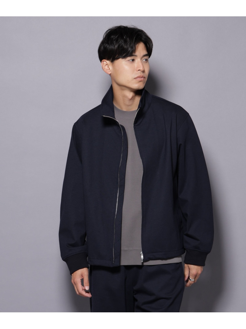 【SALE／50%OFF】DELEGANTE TECH+ バルーンブルゾン NANO universe ナノユニバース ジャケット・アウター ブルゾン・ジャンパー グレー ネイビー【RBA_E】【送料無料】[ Fashion]