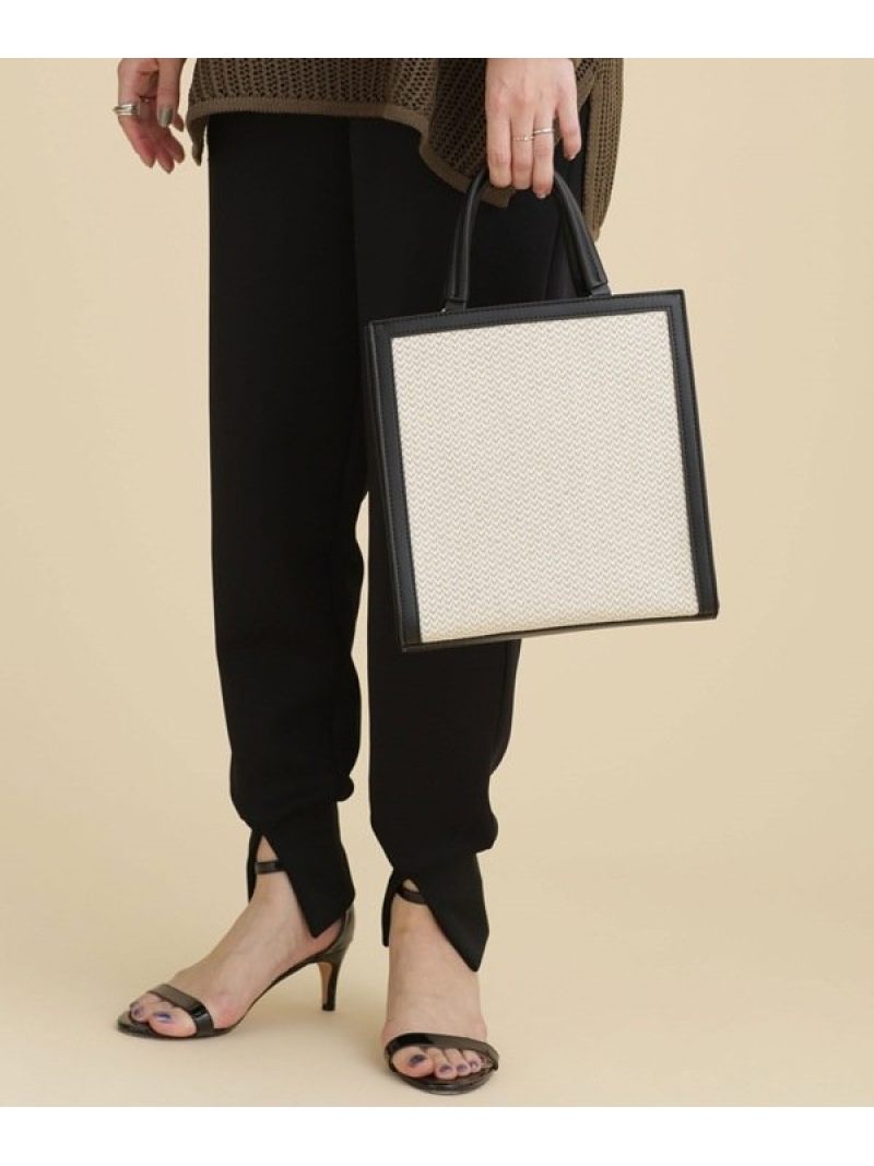 Lb 04 異素材コンビトートバッグ ナノユニバース ｌｂ ０４ バッグ