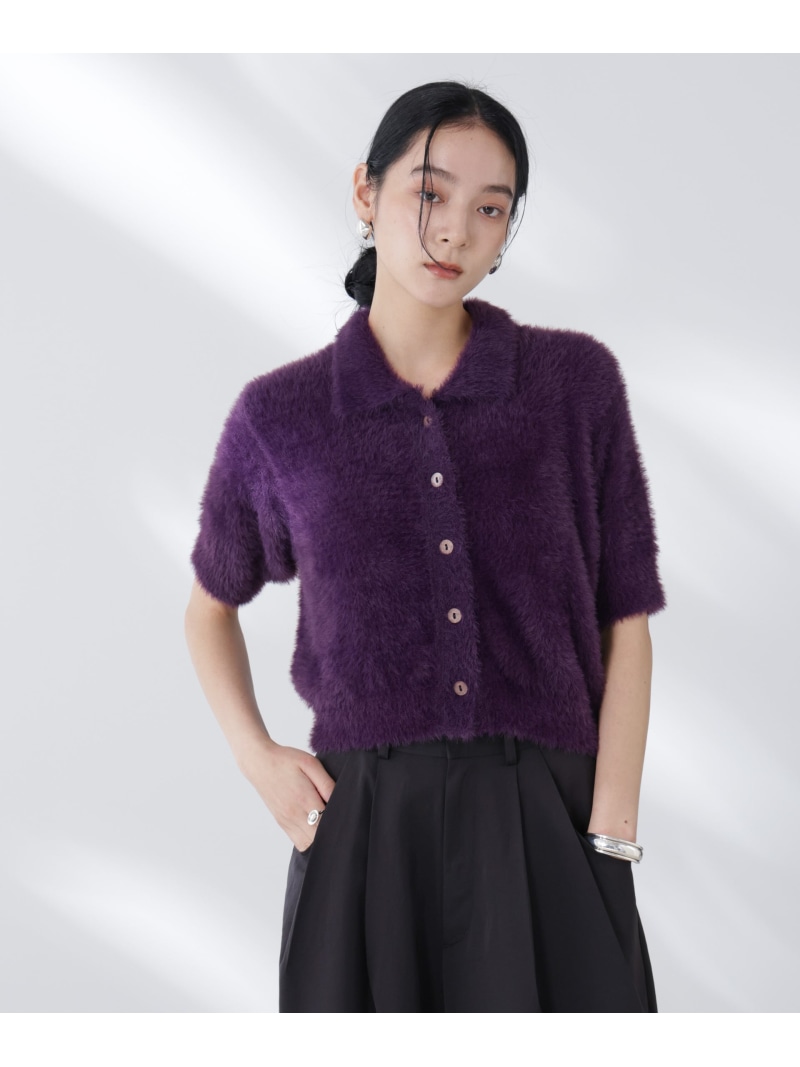 ナノユニバース（NANO universe）/BAUM UND PFERDGARTEN／Furry Knit カーディガン ps9143-01_1.jpg