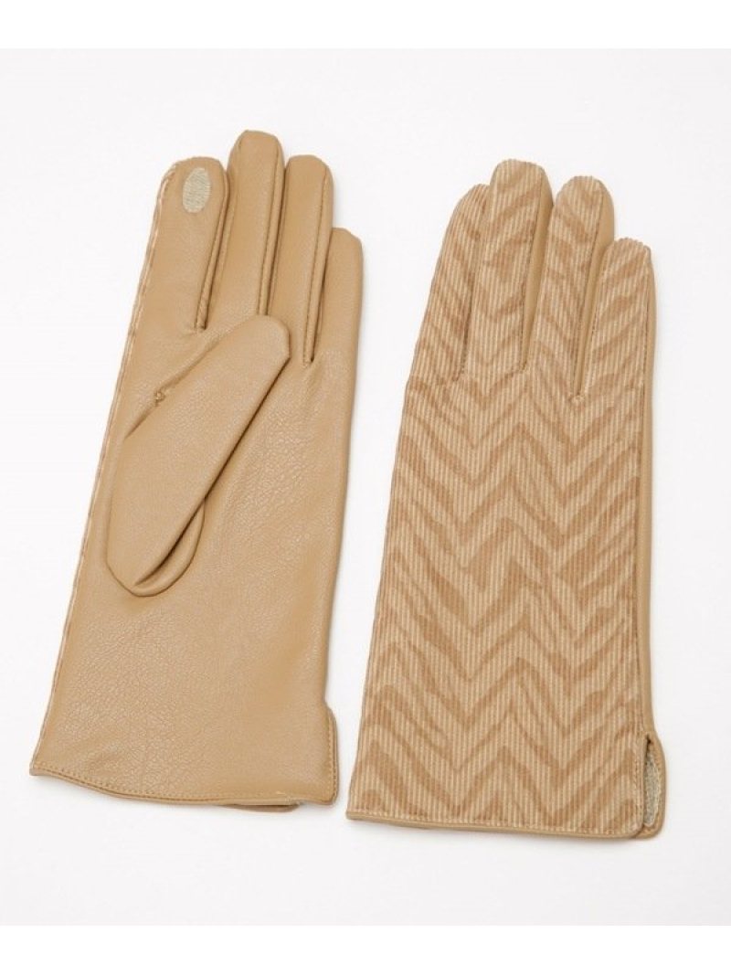 コーデュロイコンビグローブ スマホ対応 Universe Nano ナノユニバース