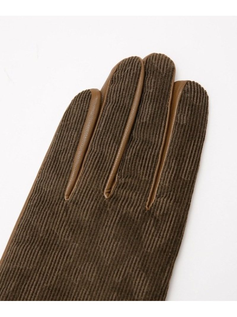 コーデュロイコンビグローブ スマホ対応 Universe Nano ナノユニバース