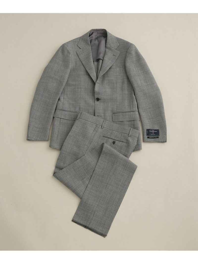 新品本物SALE 30% FF 別注E Zegna ウールシルク 3Bシングルスーツ RING JACKET ナノユニバース スーツ フォーマル セットアップスーツ グレー RBA_ERakuten Fashi nnanuniverse