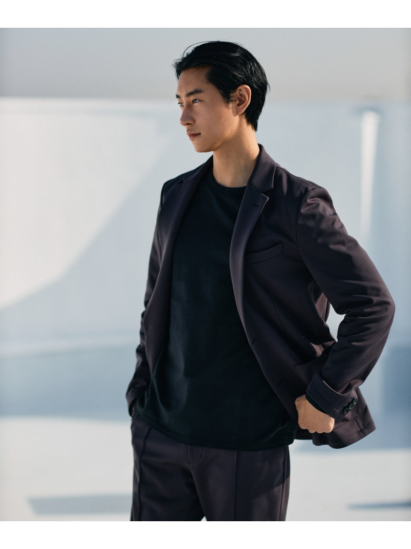 「N TROUSERS BASIC」TEXBRID(R)ポンチストレッチパンツ(セットアップ可)