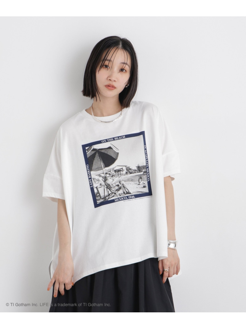 GOOD ROCK SPEED/LIFE PICTURE COLLECTION Big Tshirts White NANO universe ナノユニバース トップス カットソー・Tシャツ ホワイト【送料無料】[ Fashion]