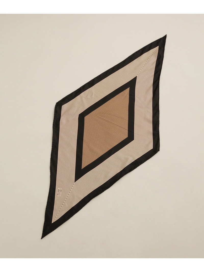 Rombetto 別注シルクツイルビンテージ Fratelli Luigi 変形スカーフ ナノユニバース