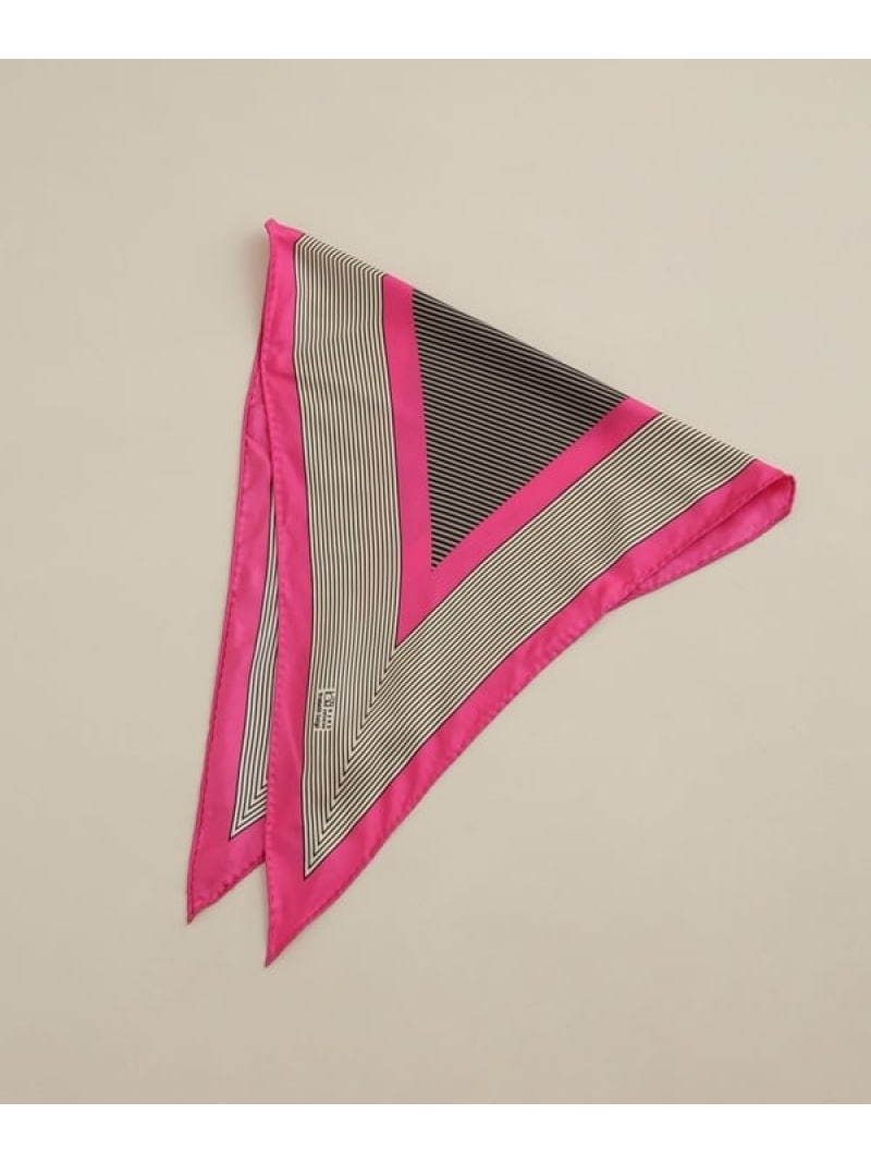 Rombetto 別注シルクツイルビンテージ Fratelli Luigi 変形スカーフ ナノユニバース