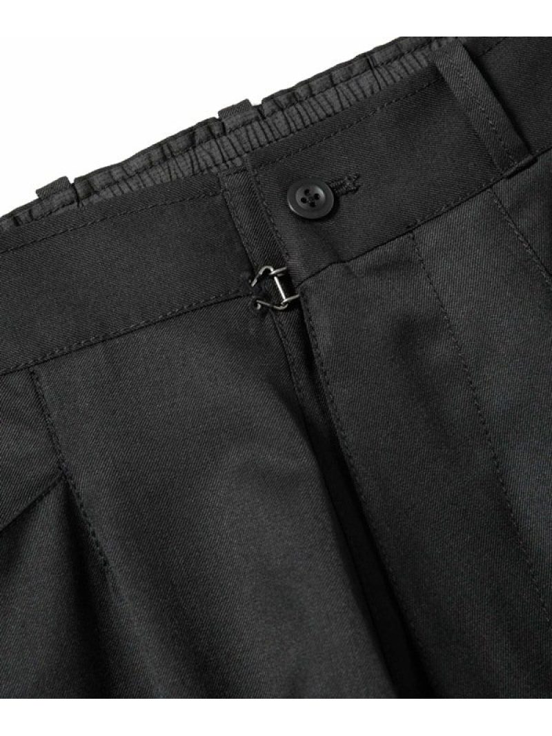 N 2p 裾zip パンツ テーパードスラックス Universe ナノユニバース Nano N 2p 裾zip パンツ テーパードスラックス Universe ナノユニバース Nano