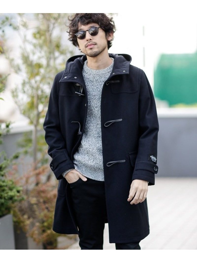 楽天市場 Sale 50 Off Web限定 Super100 S メルトンロングダッフルコート Nano Universe ナノユニバース コート ジャケット ダッフルコート ネイビー ブラック グレー Rba E 送料無料 Rakuten Fashion Nano Universe