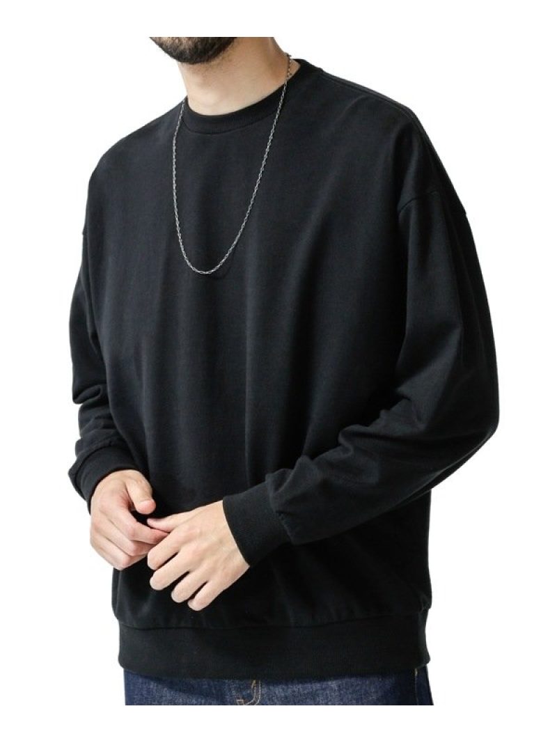 ライトウエイトスウェット ワイドシルエット Nano Universe ナノユニバース カットソー スウェット ブラック ホワイト ブラウン 送料無料 Rakuten Fashion Andapt Com