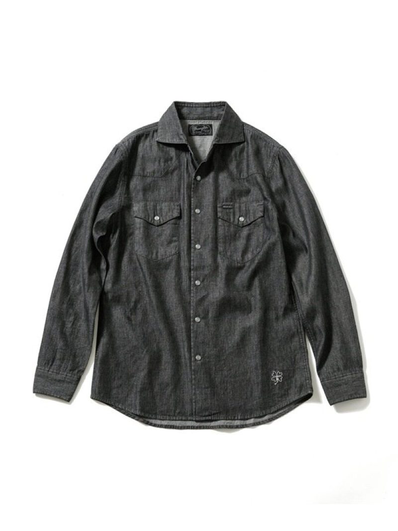 別注カッタウェイカラーウエスタンドレスシャツ Wrangler ナノユニバース シャツ