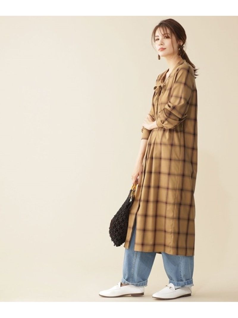 楽天市場 Sale 70 Off ボータイチェックワンピース Nano Universe ナノユニバース ワンピース ワンピースその他 ブラウン ネイビー Rba E 送料無料 Rakuten Fashion Nano Universe