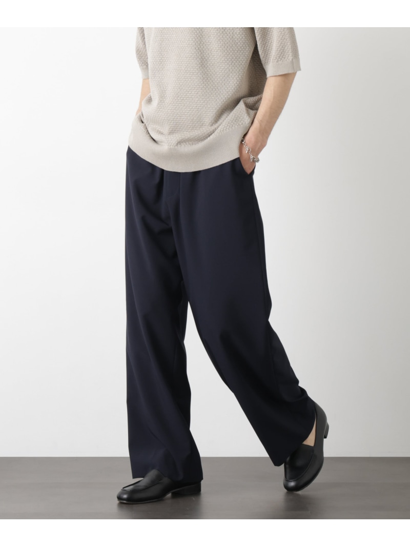 【SALE／30%OFF】「OtoNANO」大人のワイドパンツ Reflax(R) ECOウエザークロスパンツ NANO universe ナノユニバース パンツ その他のパンツ ベージュ グレー ネイビー【RBA_E】【送料無料】[ Fashion]｜NANO universe