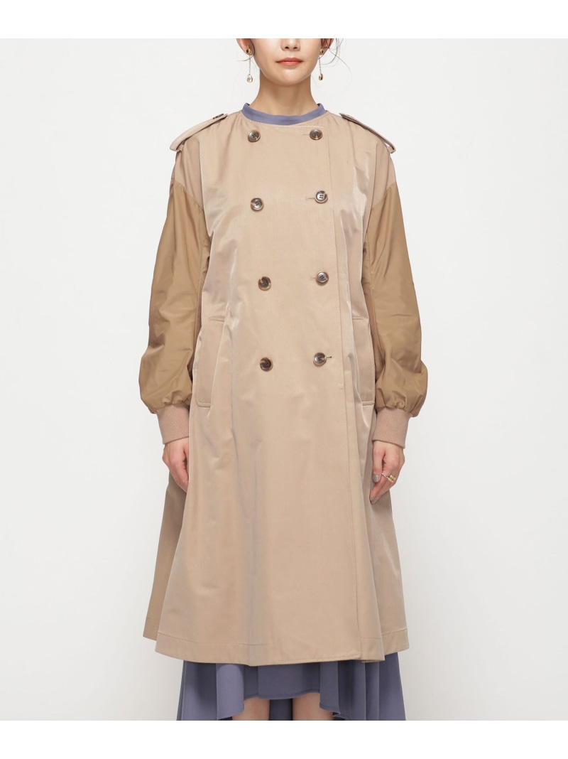 輝く高品質な Sale 60 Off 別注ノーカラートレンチコート Muveil Work ナノユニバース コート ジャケット トレンチコート ベージュ Rba E 送料無料 Rakuten Fashion 配送員設置送料無料 Advance Com Ec