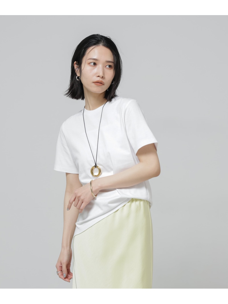 Anti Soaked(R) 汗染み防止クルーネックTシャツ NANO universe ナノユニバース トップス カットソー・Tシャツ ホワイト グレー ブラック【送料無料】[ Fashion]