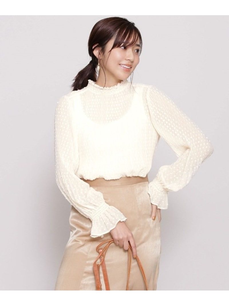 期間限定特価 Sale 10 Off スノードットジャガードプリーツブラウス 長袖 Nano Universe ナノユニバース シャツ ブラウス シャツ ブラウスその他 ブラック ベージュ Rba E Rakuten Fashion Nano Universe 日本産 Gmsaz Com