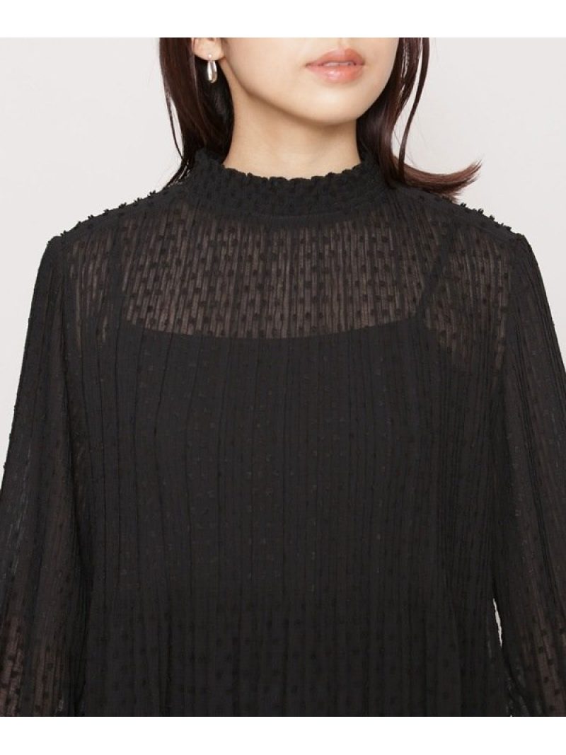 期間限定特価 Sale 10 Off スノードットジャガードプリーツブラウス 長袖 Nano Universe ナノユニバース シャツ ブラウス シャツ ブラウスその他 ブラック ベージュ Rba E Rakuten Fashion Nano Universe 日本産 Gmsaz Com