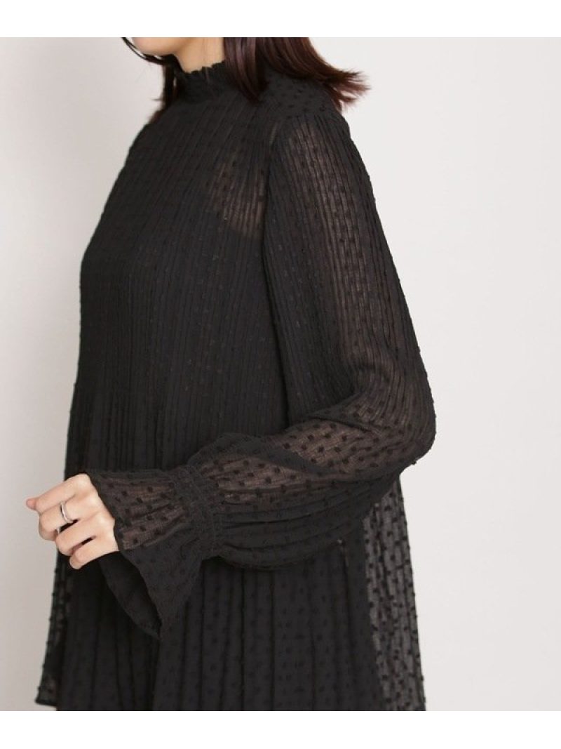 期間限定特価 Sale 10 Off スノードットジャガードプリーツブラウス 長袖 Nano Universe ナノユニバース シャツ ブラウス シャツ ブラウスその他 ブラック ベージュ Rba E Rakuten Fashion Nano Universe 日本産 Gmsaz Com