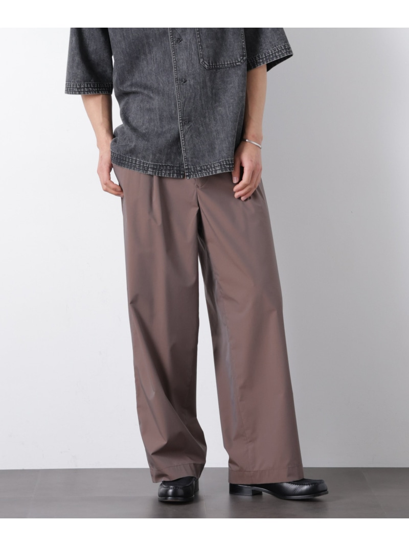 【SALE／30%OFF】「OtoNANO」Lim-bress 1タックスラックス NANO universe ナノユニバース パンツ その他のパンツ ベージュ カーキグリーン ブラウン グレー【RBA_E】【送料無料】[ Fashion]｜NANO universe