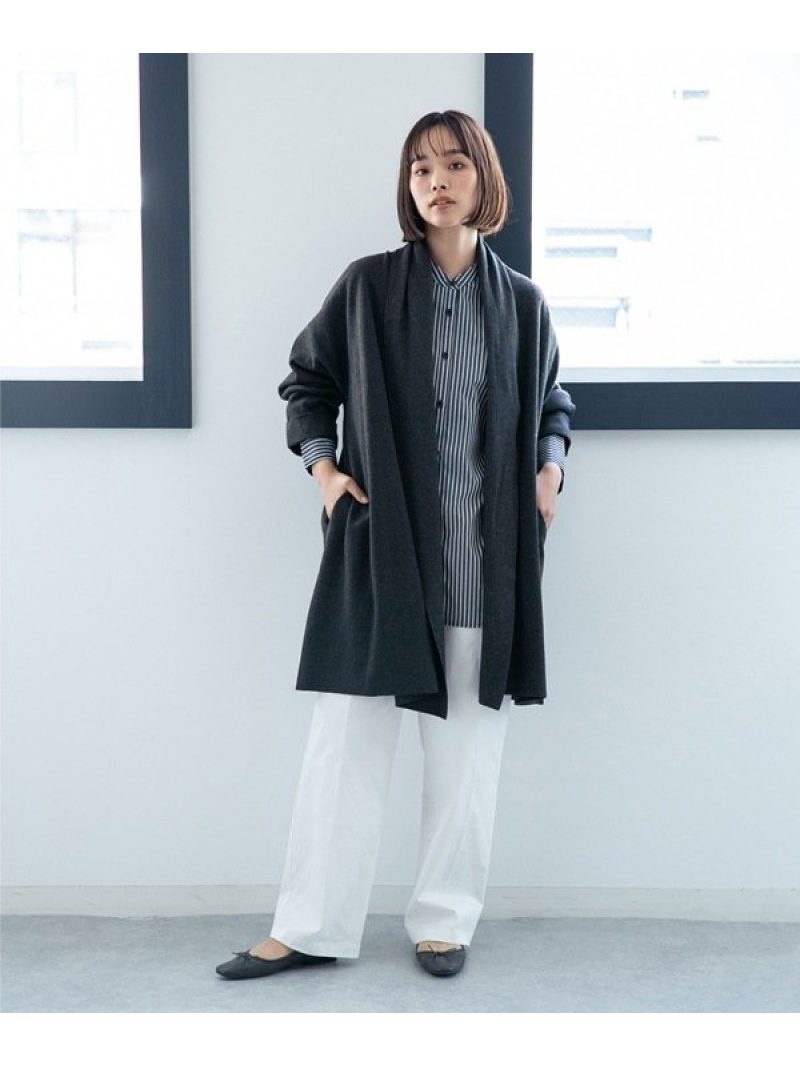 新色 LB.04 ニットガウンコート ＬＢ．０４ ナノユニバース トップス カーディガン グレー ホワイト ベージュ Rakuten Fashion  www.maxxbox.ind.br