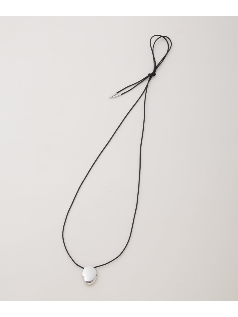 SOAC/Plump Drop Cord Necklace NANO universe ナノユニバース アクセサリー・腕時計 ネックレス シルバー【送料無料】[ Fashion]