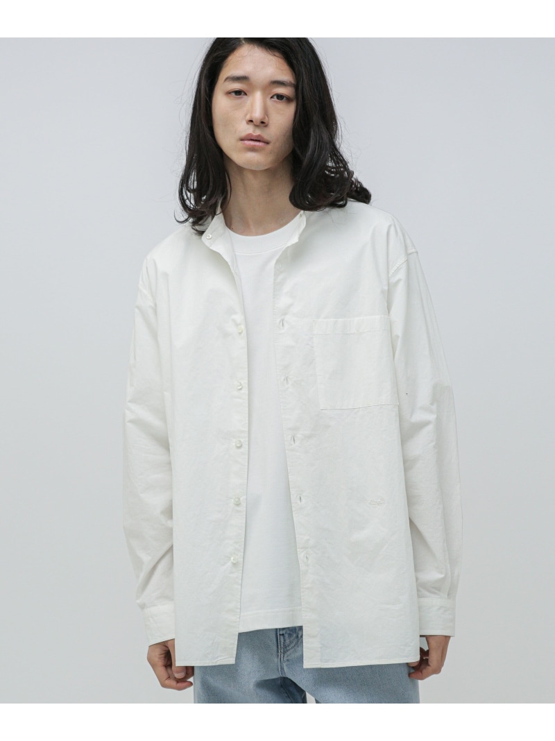 【SALE／30%OFF】LB.03/「ESSENTIAL LINE」デタッチャブルカラーシャツ NANO universe ナノユニバース トップス シャツ・ブラウス ホワイト【RBA_E】【送料無料】[ Fashion]