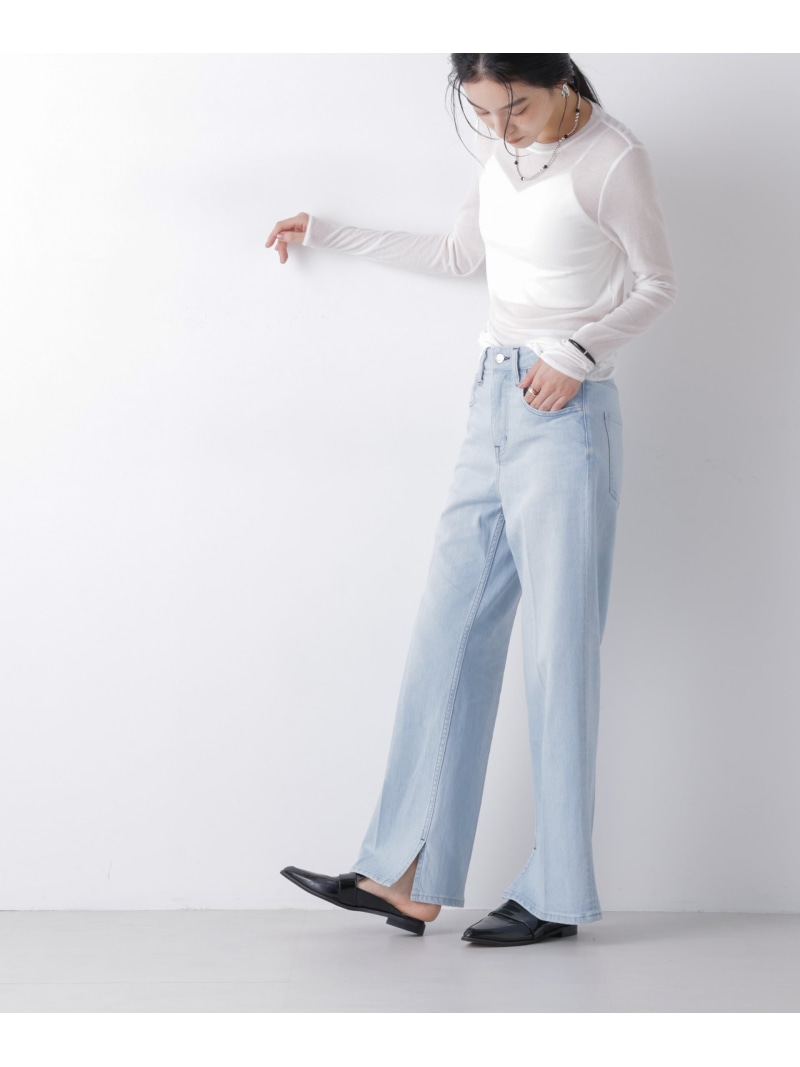 Healthy DENIM/別注 Brownie NANO universe ナノユニバース パンツ その他のパンツ ブルー【送料無料】[ Fashion]