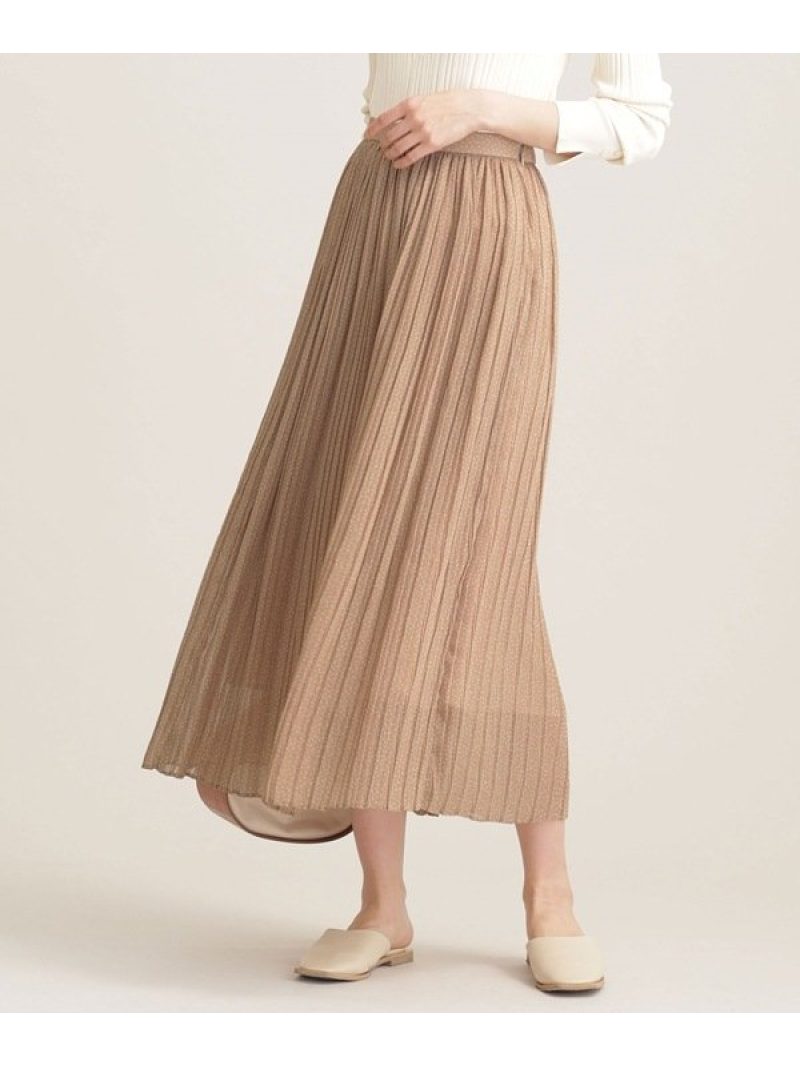 アウトレット 楽天市場 楊柳シフォンドットプリーツスカート セットアップ可 Nano Universe ナノユニバース スカート スカートその他 ベージュ ブラック 先行予約 送料無料 Rakuten Fashion Nano Universe 全国宅配無料 ボトムス スカート Www Alatuji Com