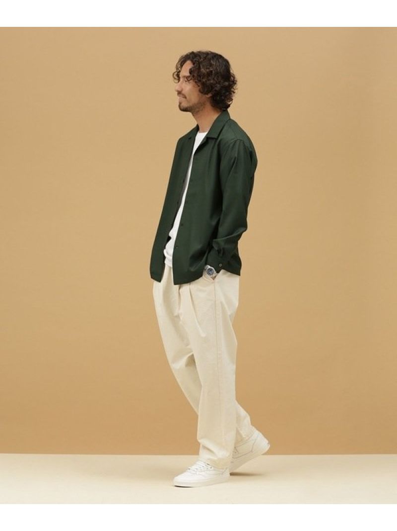 Lb 03 ドレープ開襟シャツ ｓｅｃｔｉｏｎ ナノユニバース ｌｂ ０３ シャツ