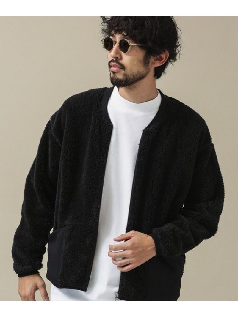 ボアフリースma 1 Sportswear ニット カーディガン ナノユニバース