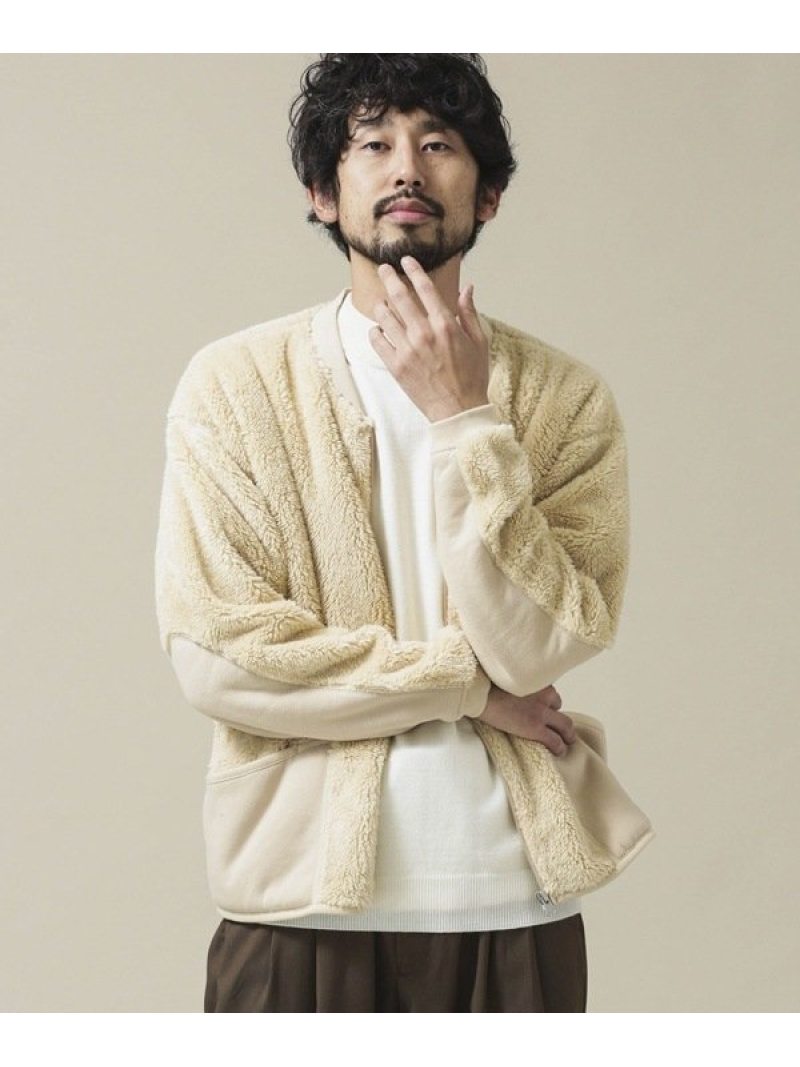 ボアフリースma 1 Sportswear ニット カーディガン ナノユニバース