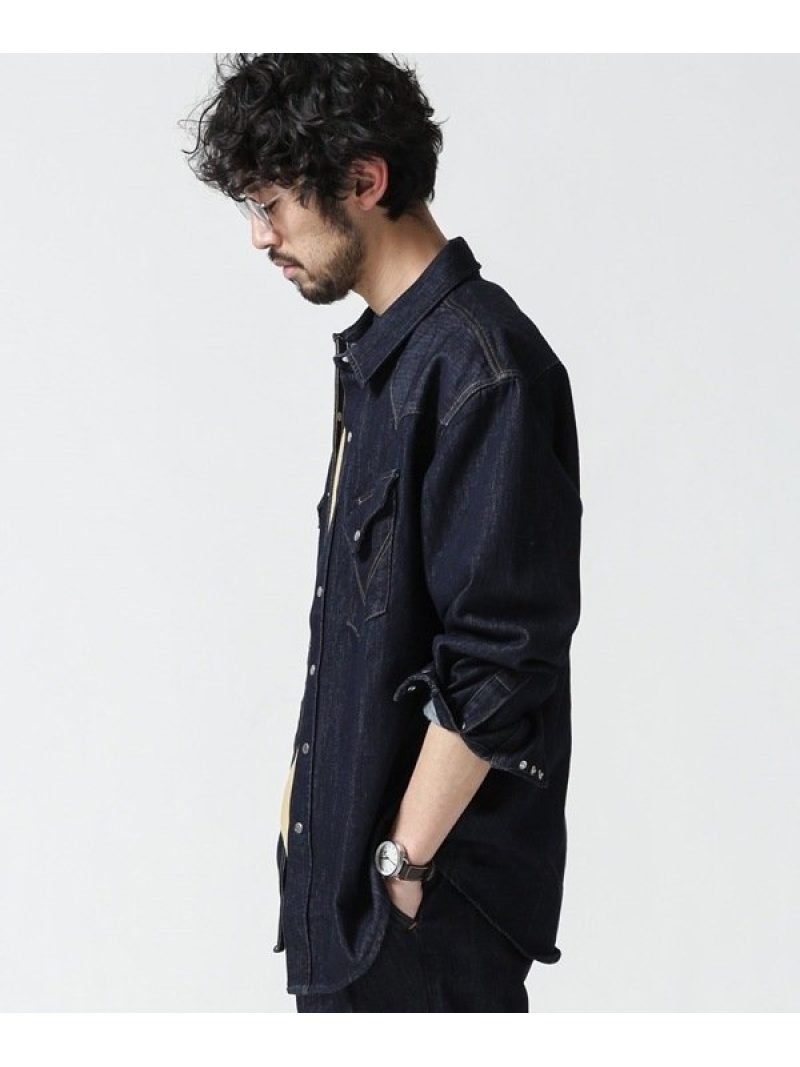 別注 27mw ブラウス Wrangler ナノユニバース シャツ