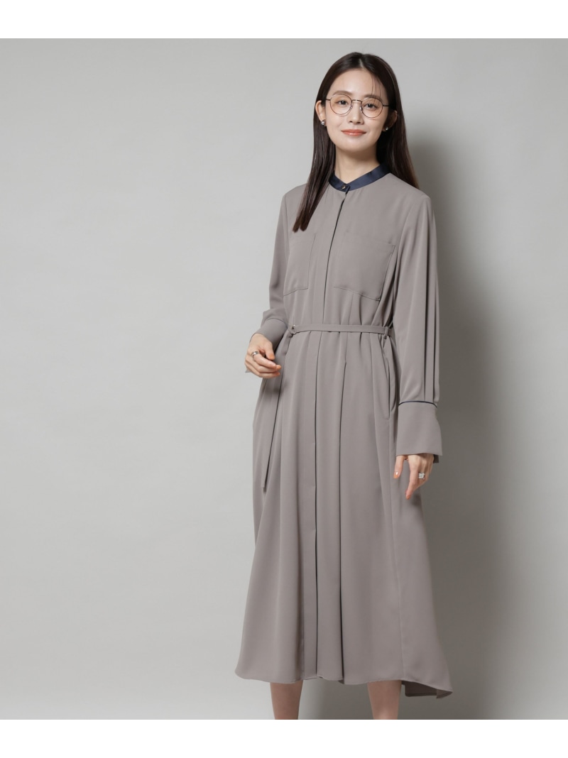 楽天市場】【SALE／40%OFF】ダブルクロスベルト付きタックワンピース