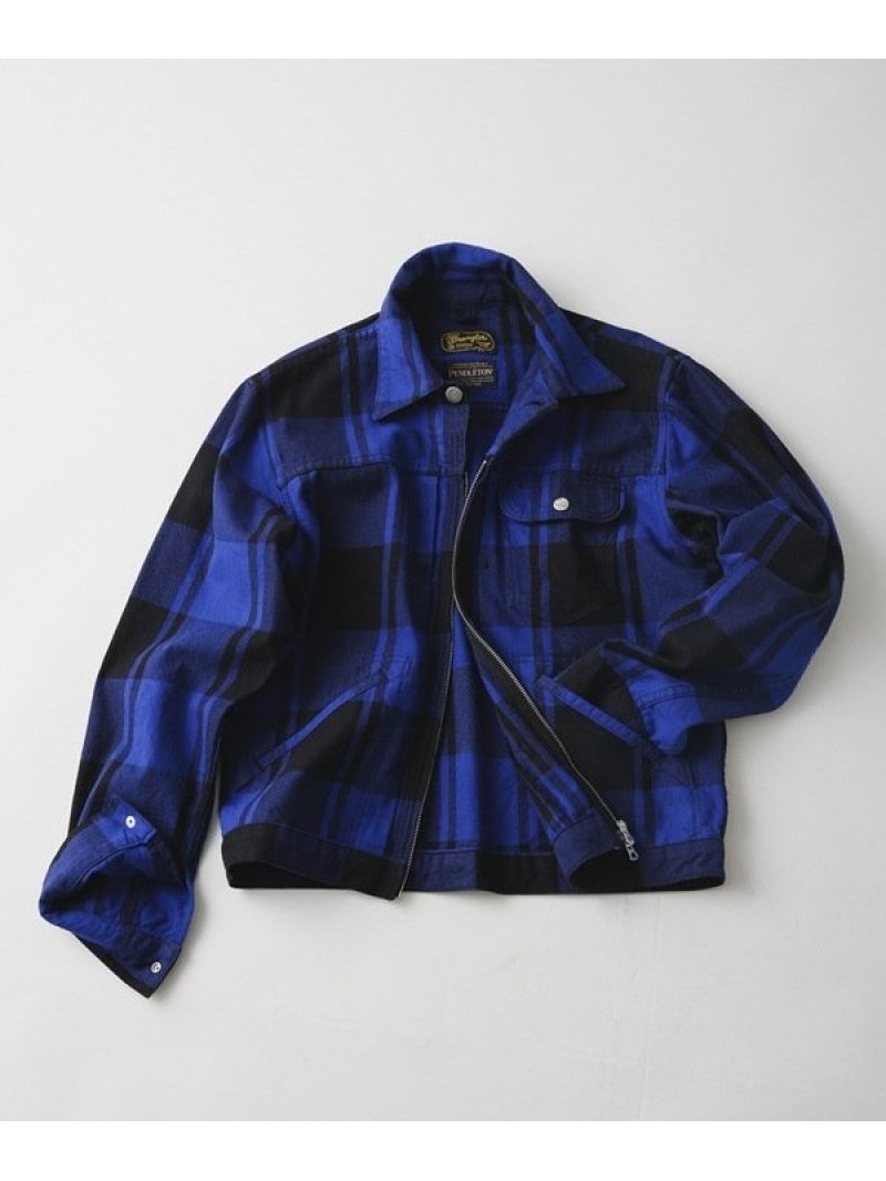 別注pendletonコラボ ジャケット ナノユニバース Wrangler