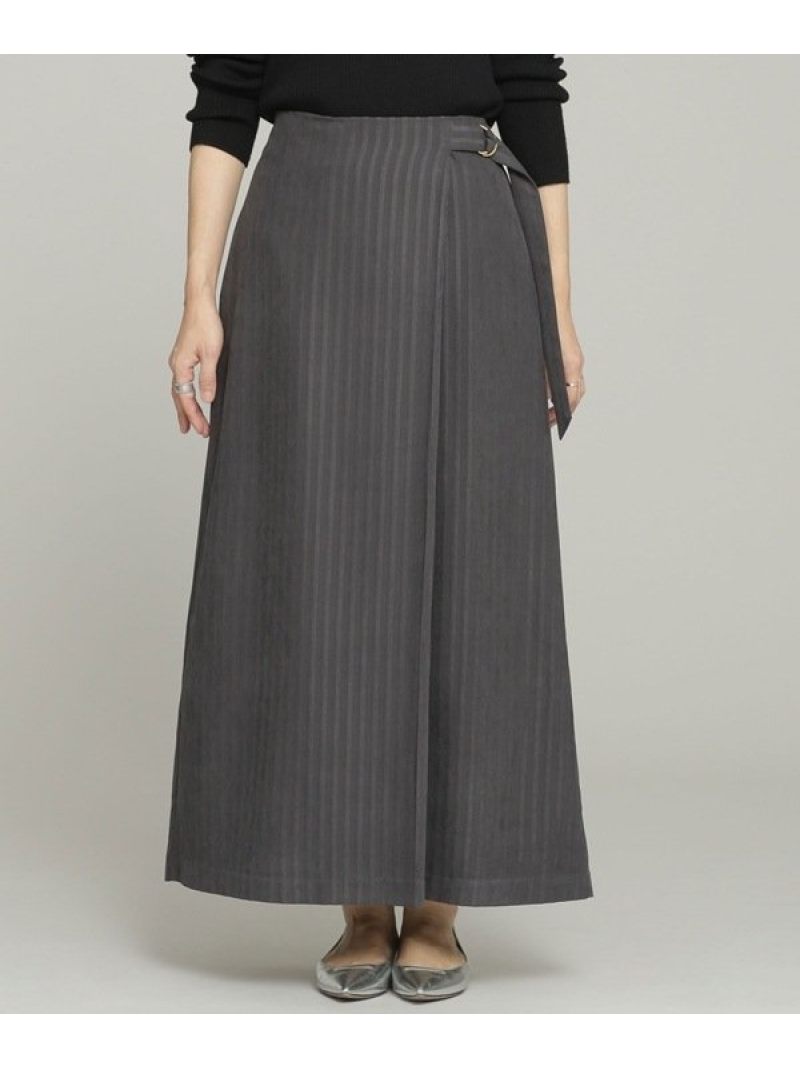 ヘリンボンモールドビ ラップ風スカート Nano ナノユニバース Universe