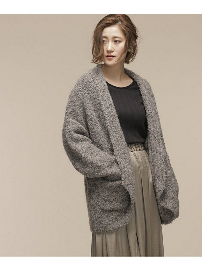 完売 Rakuten Fashion ミックスブークレショールカーデ Nano Universe ナノユニバース ニット カーディガン ベージュ レッド 送料無料 初売りセール Vintagehandbagssthlm Com