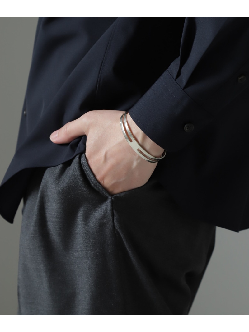 「NU jewelry」ジャーマンシルバースルーバングル