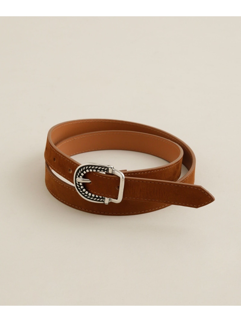 スエードベルト Maison Boinet ナノユニバース ファッショングッズ