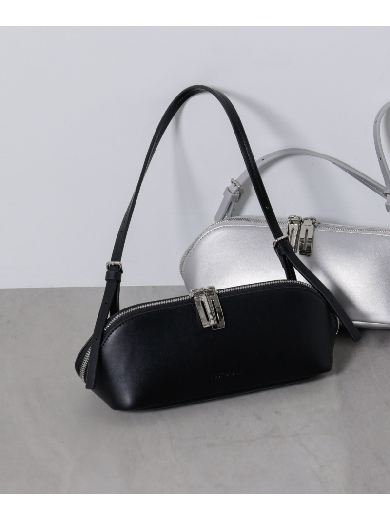 【SALE／30%OFF】ADD CULUMN/FIGRE ONE SHLD S NANO universe ナノユニバース バッグ その他のバッグ シルバー ブラック【RBA_E】【送料無料】[ Fashion]