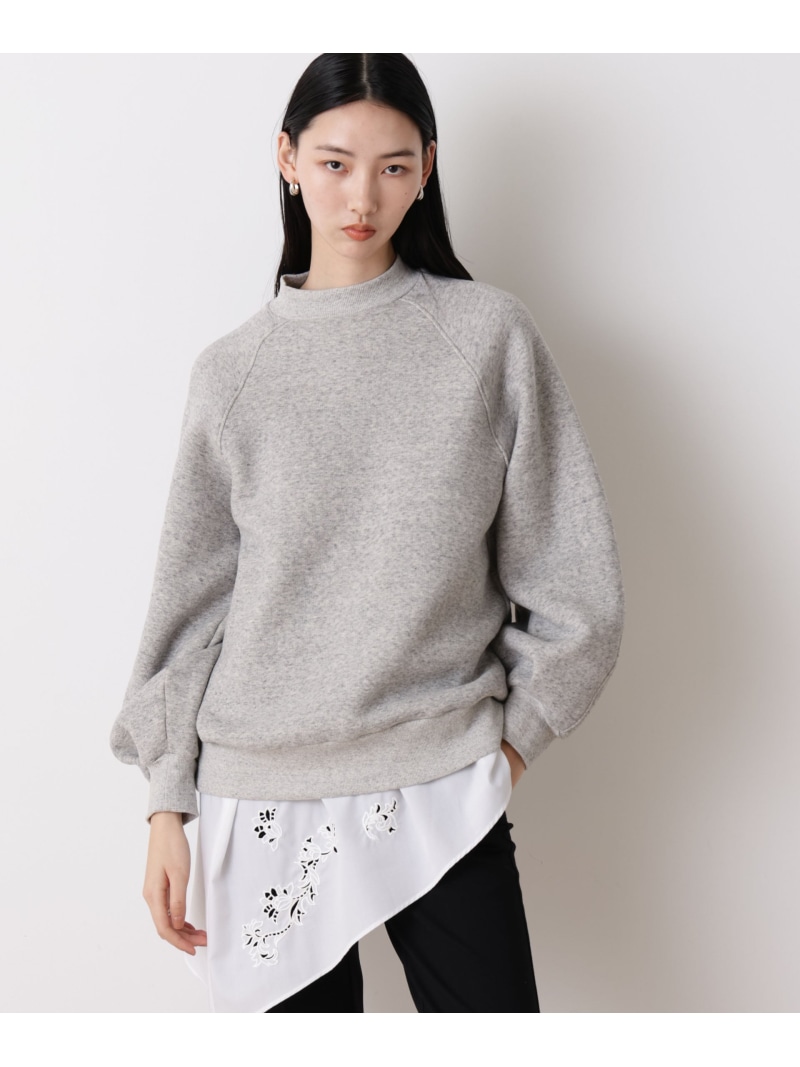 「STEVELOUR」フラッフィースタンドプルオーバー NANO universe ナノユニバース トップス カットソー・Tシャツ グレー【送料無料】[ Fashion]