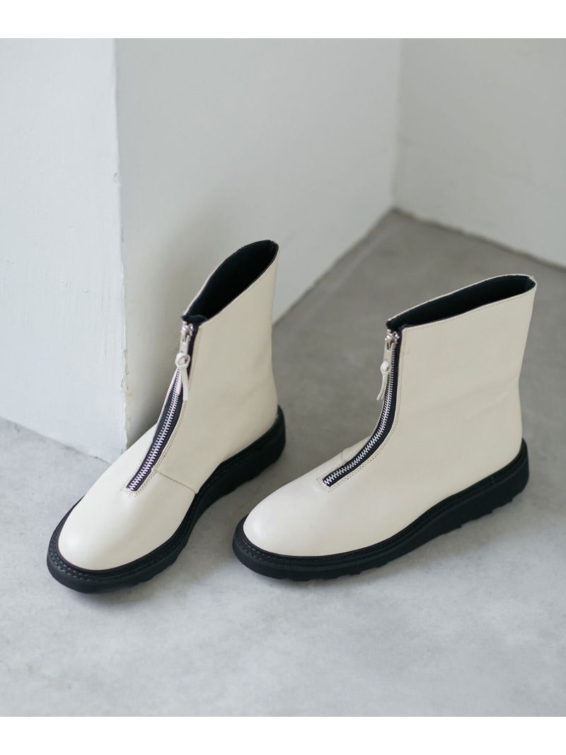 Trek Sole Front Zip Boots Caminando ナノ万物 シューズ ロングブーツ 黒奴 白さ 送料無料 Rakuten Fashion Effie Europe Com